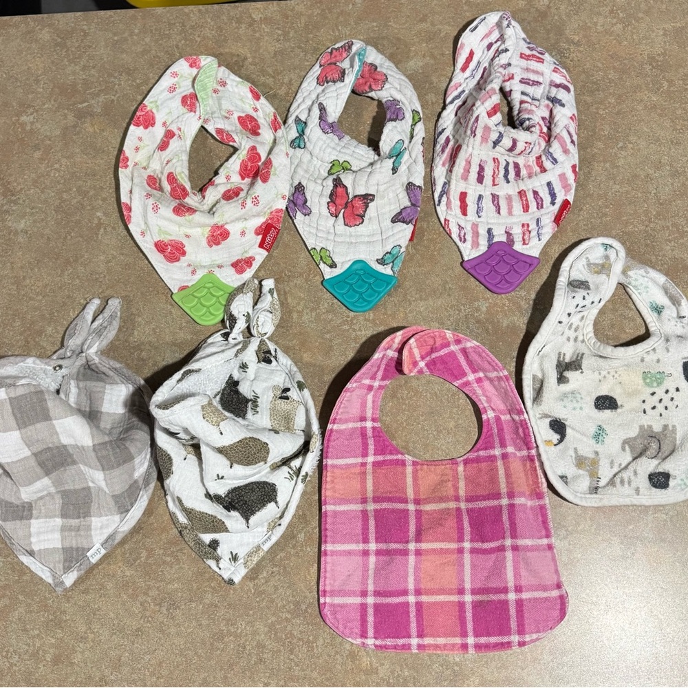Assorted Baby Bandana Bibs & Burp Cloths